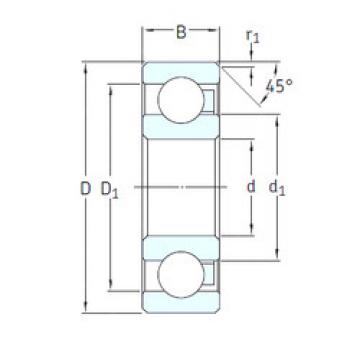 roulements 6209/HR11QN SKF