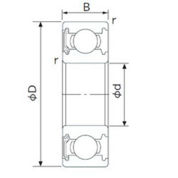 roulements 6010NSE NACHI