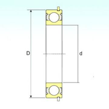 roulements 6200-ZZNR ISB