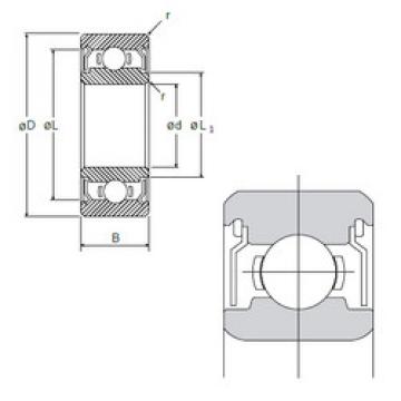 roulements L-1790ZZ NMB