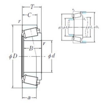 roulements HM231136/HM231115 NSK