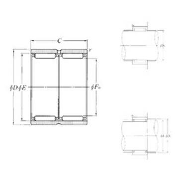 roulements RNAO-17×25×20ZW NTN