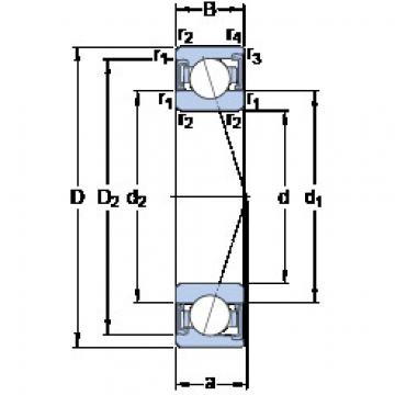 roulements S71906 ACD/P4A SKF