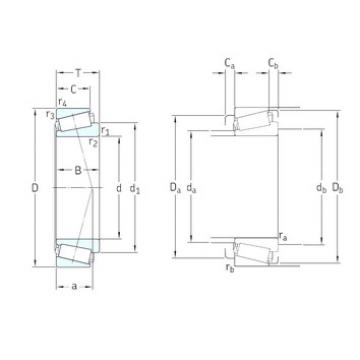 roulements HM89449/2/410/2/QCL7C SKF