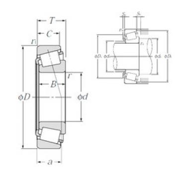 roulements 32907XU NTN