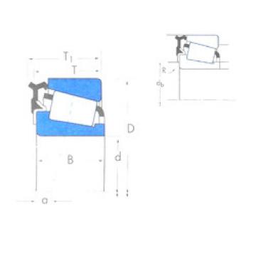 roulements L44643/L44610-L44600LA Timken