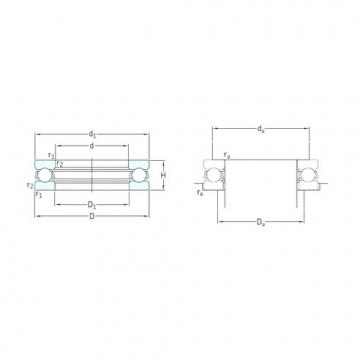 roulements 51113 SKF