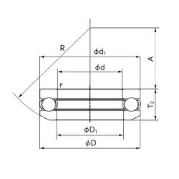 roulements 53310 NACHI