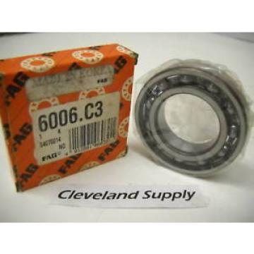 FAG 6006.C3 RADIAL DEEP GROOVE BALL BEARING NEW IN BOX