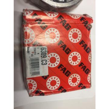 FAG 6309-C3 BEARING   NEW IN BOX