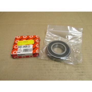 NIB FAG 6207 2RSR C3 BEARING DOUBLE RUBBER SHIELD 62072RS R 35x72x17 mm NEW