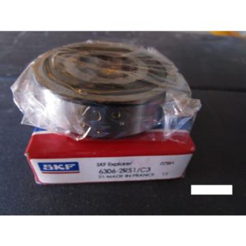 SKF 6306 2RS1 C3, Single Row Bearing VV(=2 NSK,NTN,FAG 2RSR,Timken Fafnir 306PP)