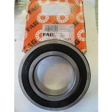 FAG 6211-2RSR Deep Grove Bearing, 55MM X 100MM X 21MM