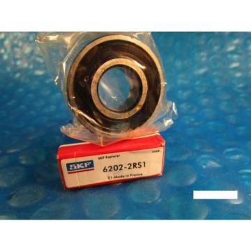 SKF 6202 2RS1, 6202 2RS,Deep Groove roller Bearing(=2 NTN, NSK, FAG, Fafnir 202)