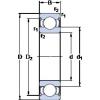 roulements E2.6203-2Z SKF