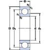 roulements 6034 M SKF