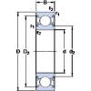 roulements 6204-2RSH SKF