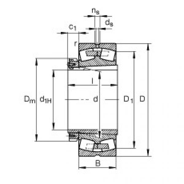 roulements 23996-B-K-MB + H3996-HG FAG #1 image