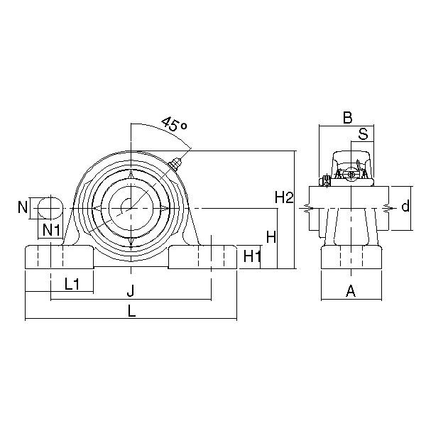 UCPL-1.1/4S NTN SPHERICAL ROLLER NTN JAPAN BEARING #5 image