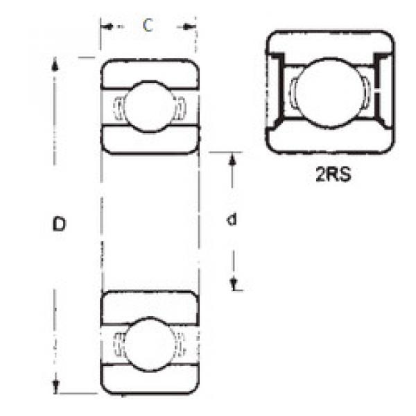 roulements 6811-2RS FBJ #1 image