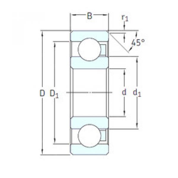 roulements 6010/HR22T2 SKF #1 image