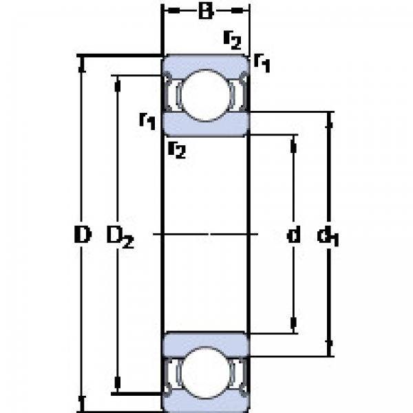 roulements 6218-2Z SKF #1 image