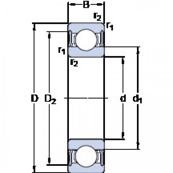 roulements W 61817-2RS1 SKF #1 image