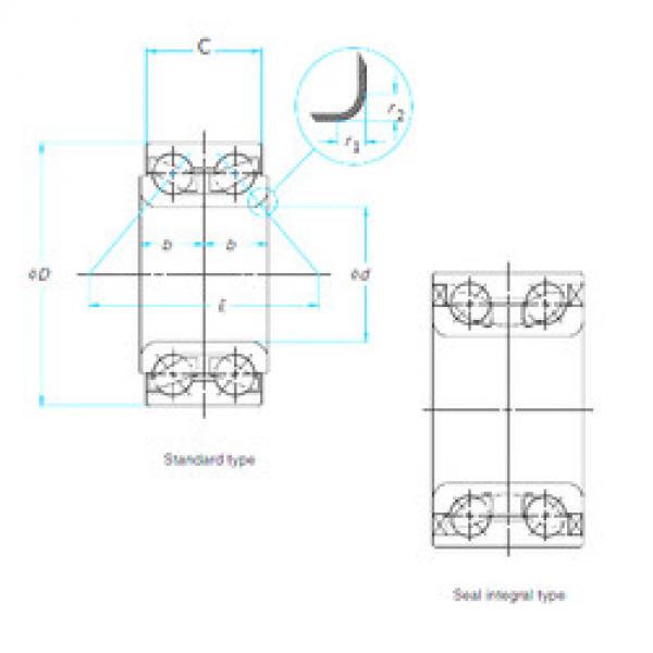 roulements DAC4278A2RSCS52 KOYO #1 image