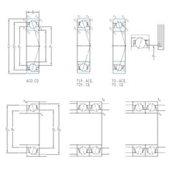 roulements 71922 ACE/P4A SKF #1 image