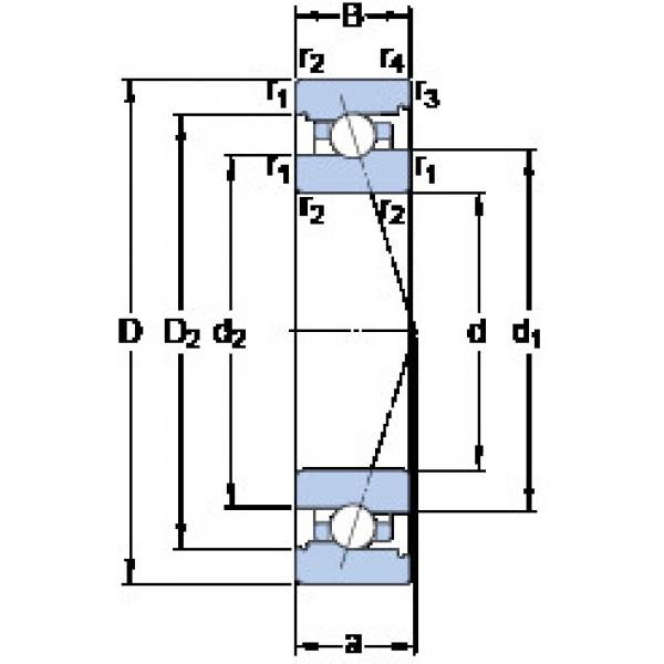 roulements 71924 CB/HCP4A SKF #1 image