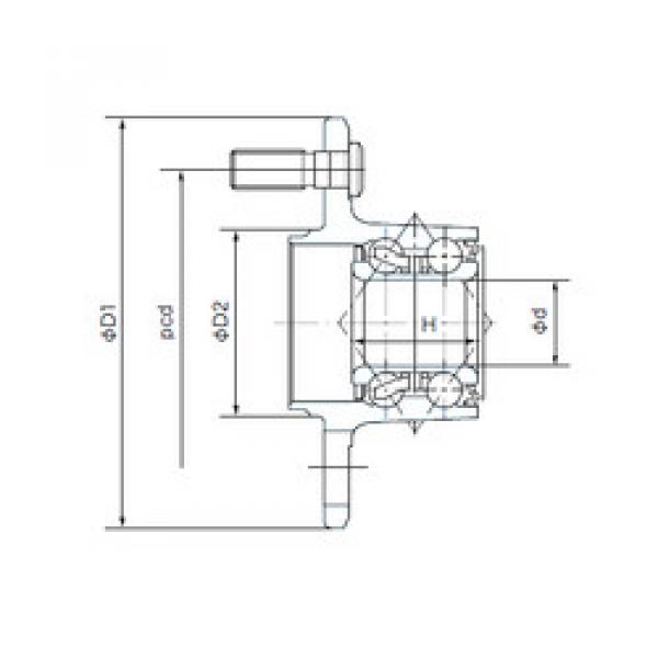 roulements F36BVV11-5 NACHI #1 image