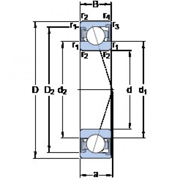 roulements S71906 ACD/P4A SKF #1 image