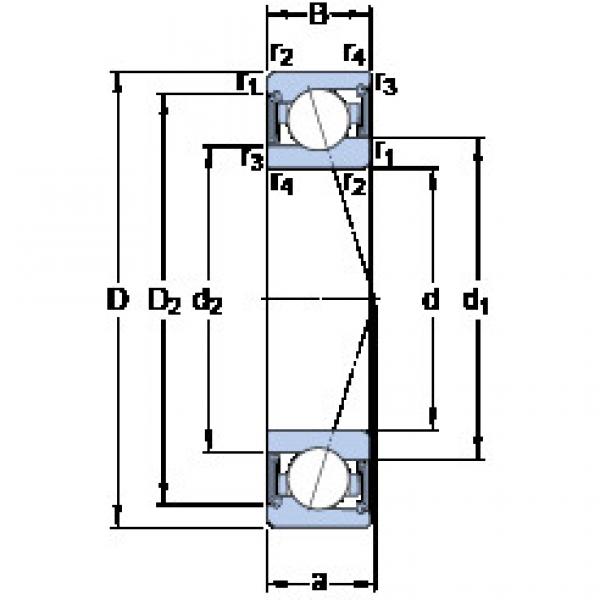 roulements S71908 CE/P4A SKF #1 image