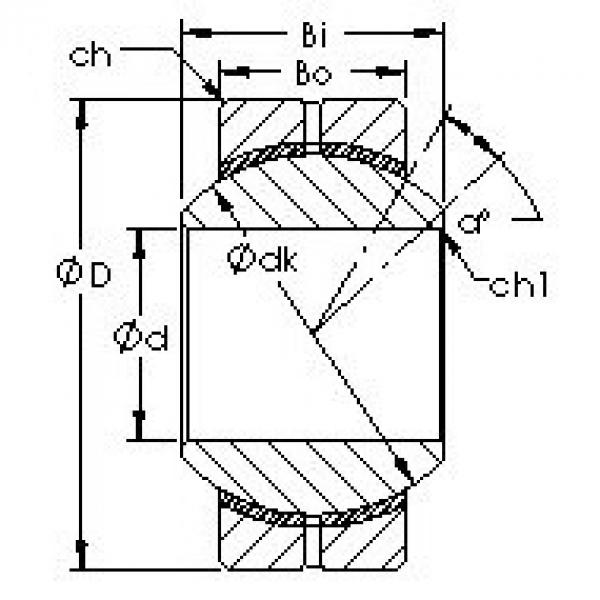 roulements GEBK25S AST #1 image