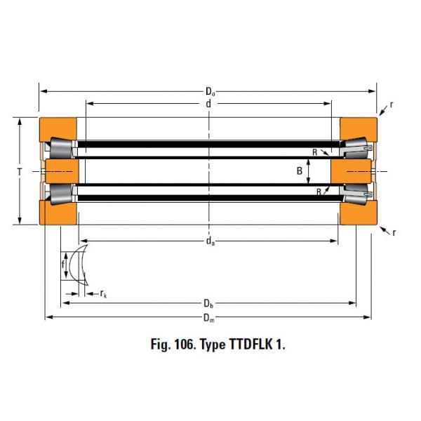 Bearing H21127C Thrust Race Single #5 image