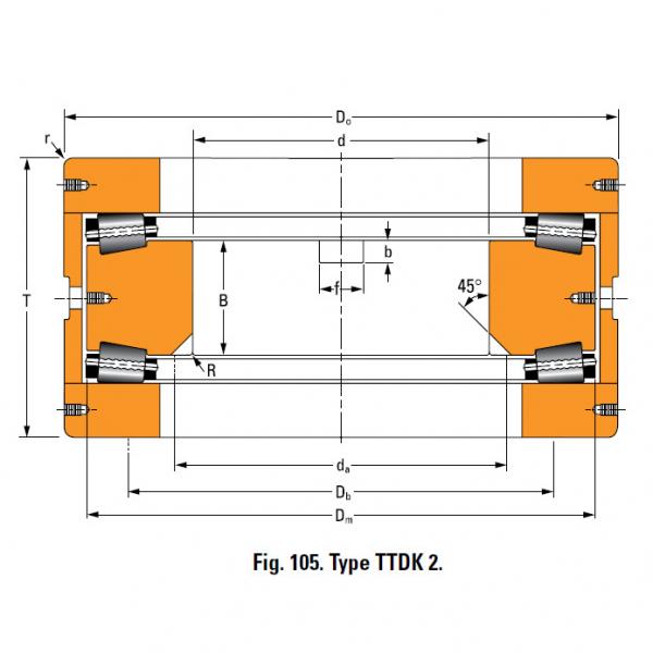 Bearing T730DW Thrust Race Double #1 image