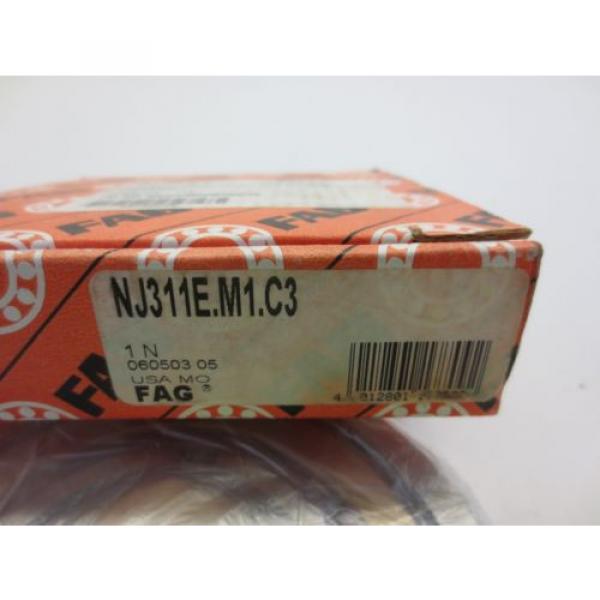 FAG NJ311.E.M1.C3 Single Row Cylindrical Bearing #5 image