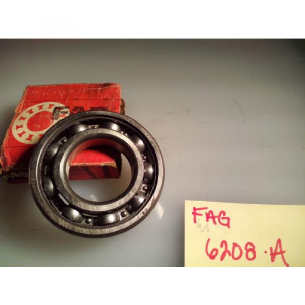 FAG 6208A SINGLE ROW BALL BEARING #2 image