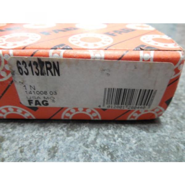 NEW FAG 6313ZRN Single Row Deep Groove Ball Bearing #5 image