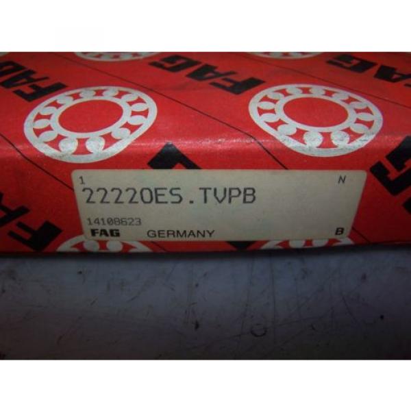 NEW FAG 22220ES.TVPB SPHERICAL ROLLER BEARING 100MM X 180MM X 46MM #3 image