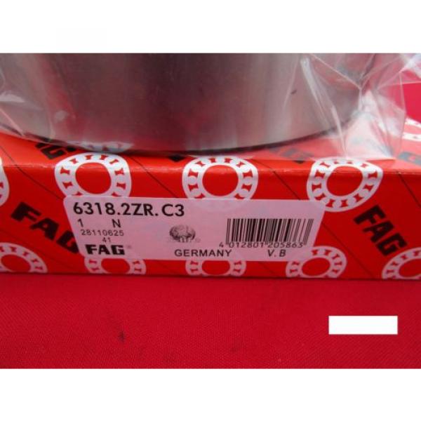 Fag 6318-2ZR C3, Single Row Ball Bearing(=2 SKF,NSK ZZ,NTN,Timken/Fafnir 318KDD) #1 image