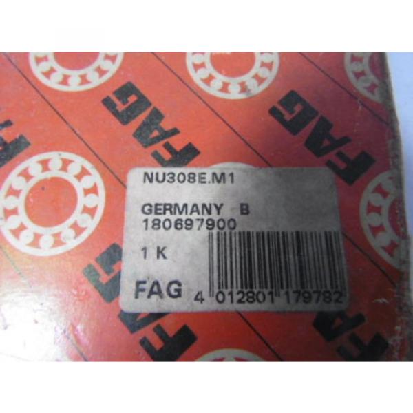 Fag NU308E-M1 NJ Cylindrical Bearing ! NEW ! #5 image