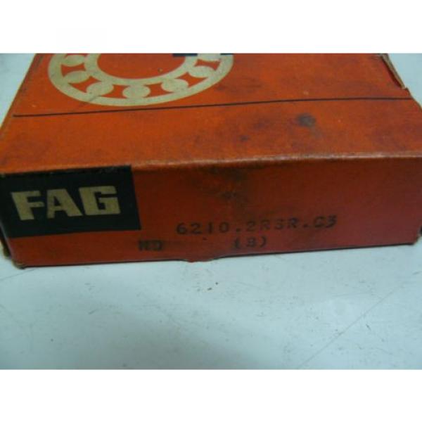 NEW FAG 6210.2RSR.C3 BALL BEARING 50MM ID 90MM OD 20MM HT #3 image