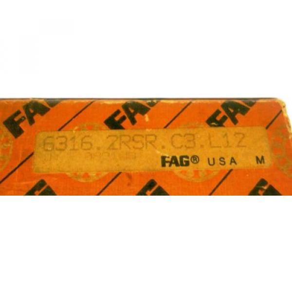 FAG BEARING, PART NO. 6316.2RSR.C3.L12 #2 image