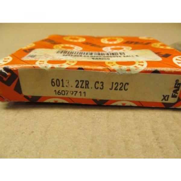 NIB FAG 6013.2ZR.C3 6013-2ZR-C3 60132ZRC3 BEARING DOUBLE SHIELD 65 X 100 X 18 MM #4 image