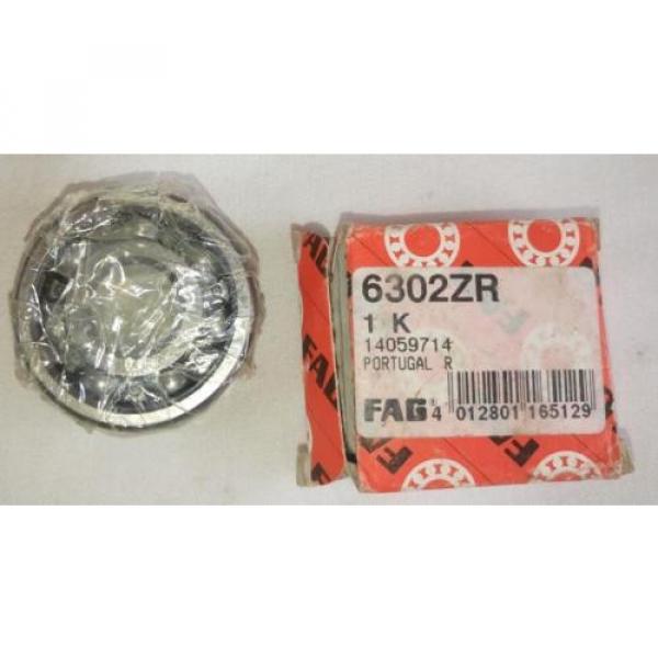 FAG 6302ZR Deep Groove Ball Bearing Single Row #3 image