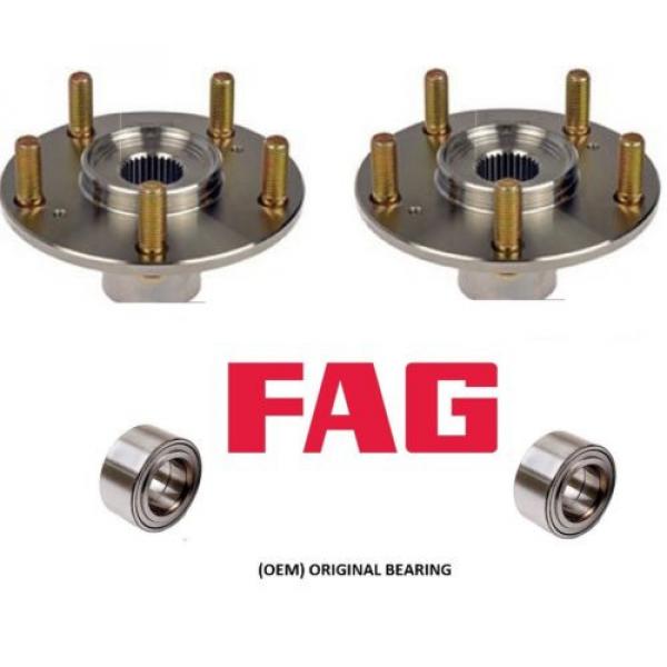 2003-2010 CHRYSLER PT CRUISER Front Wheel Hub &amp; (OEM) FAG Bearing Kit (PAIR) #3 image